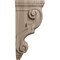 Ekena Millwork 5"W x 6 3/4"D x 14"H Large Traditional Wood Corbel, Walnut CORW05X07X14TRWA - alternate 2